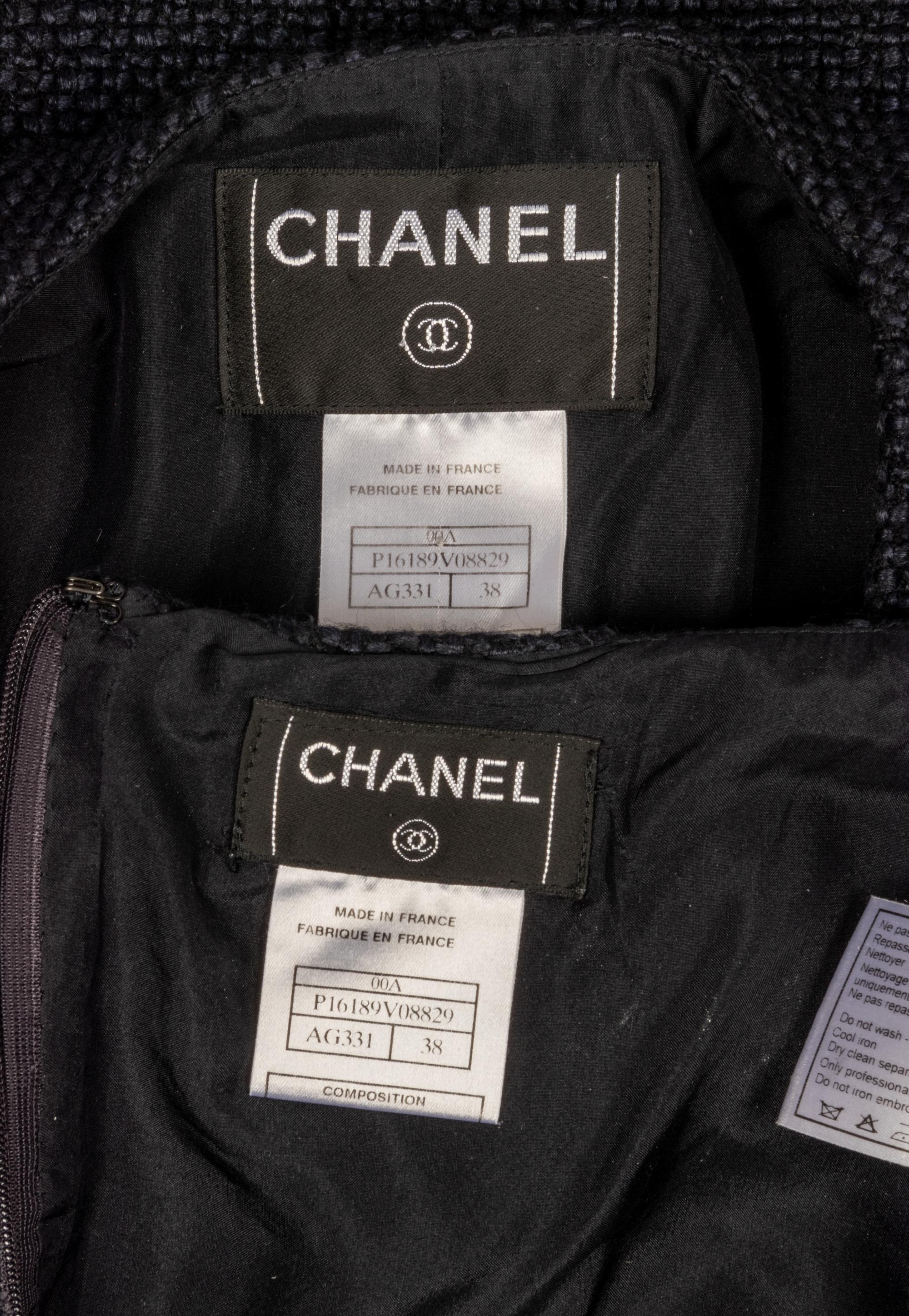 Chanel Two Piece Skirt Suit, Autumn 2000