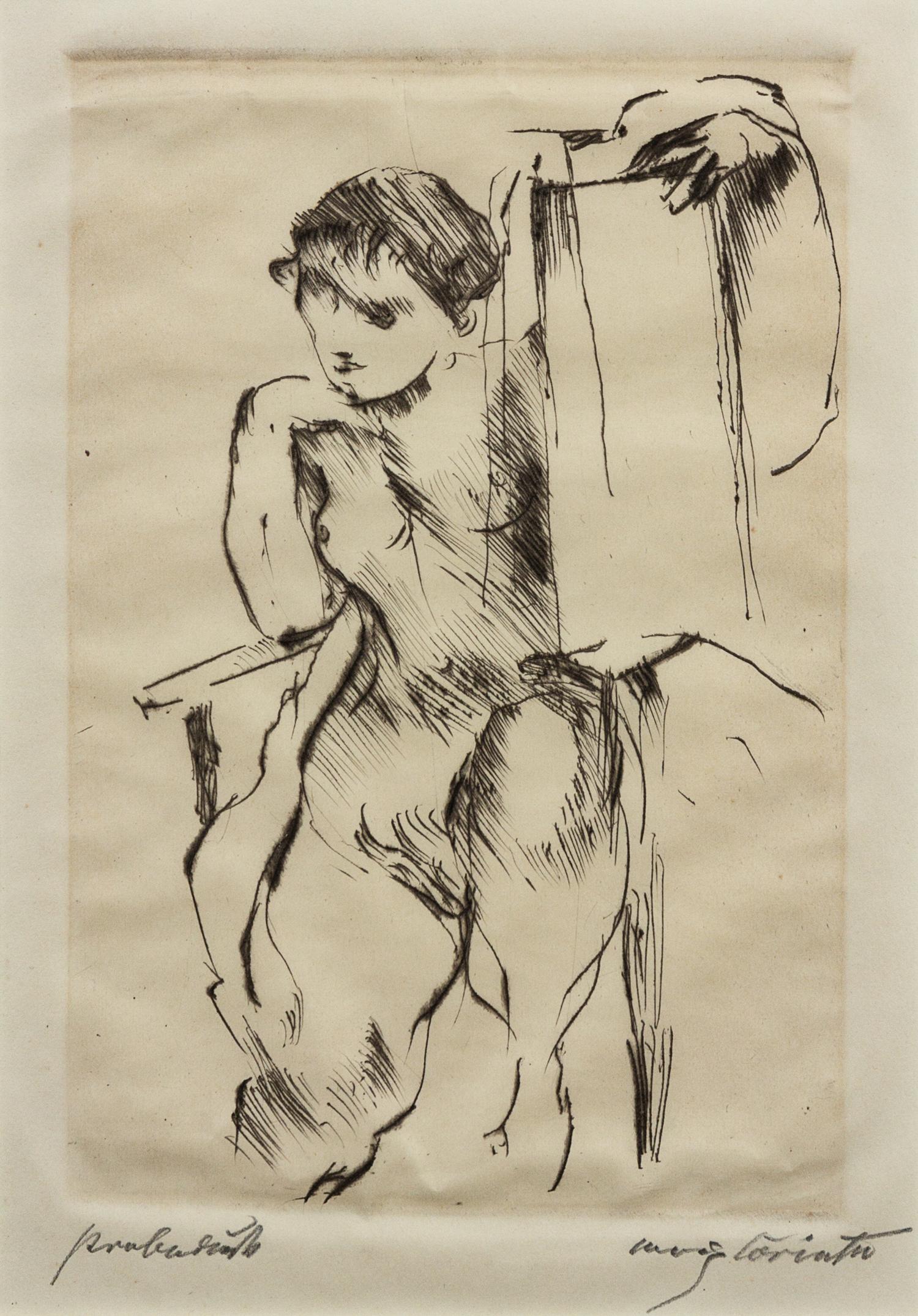 Lovis Corinth, (German, 1858-1925), Venus with Mirror II, 1916