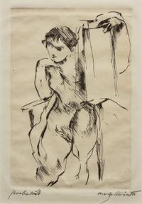 Lovis Corinth, (German, 1858-1925), Venus with Mirror II, 1916
