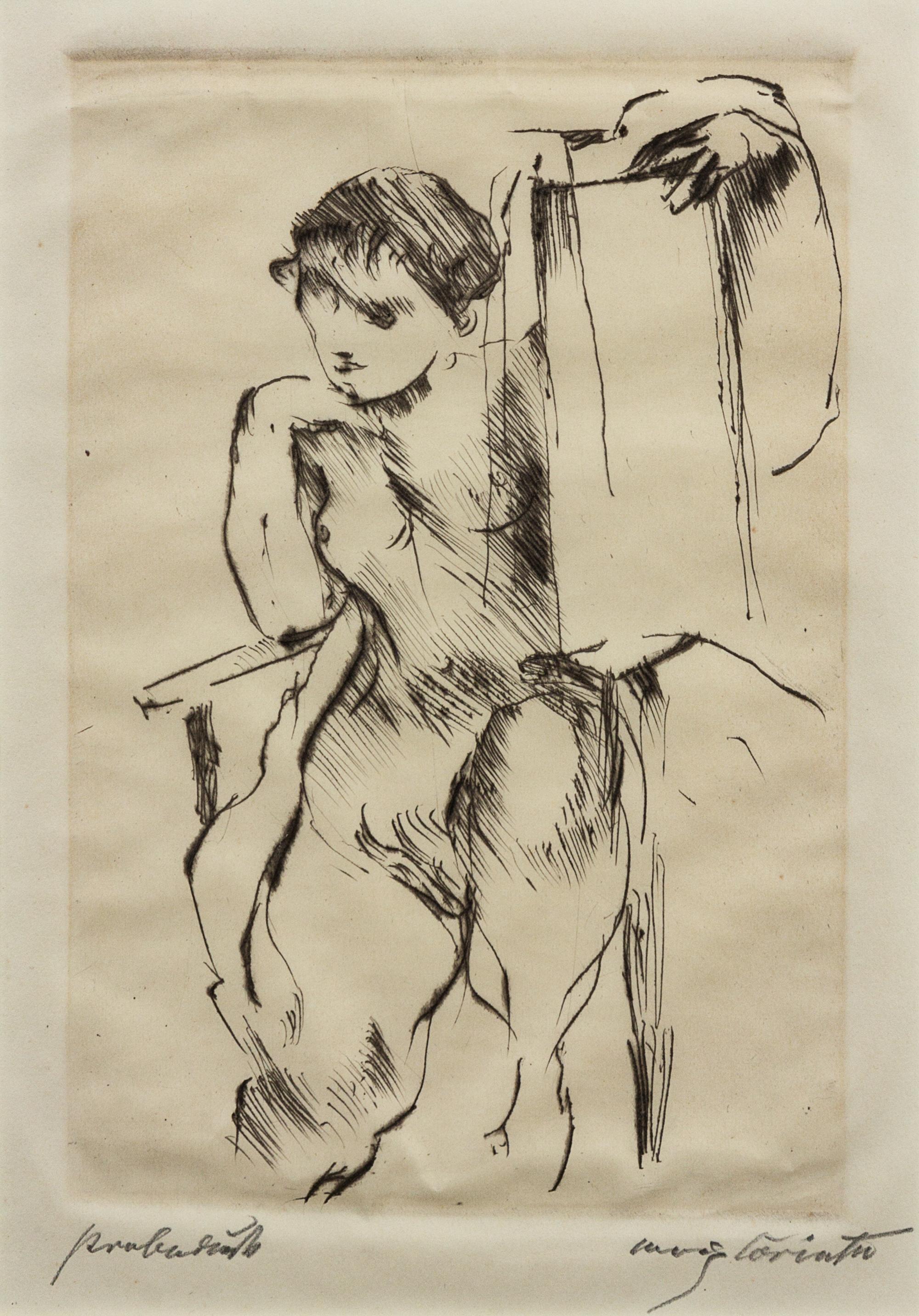 Lovis Corinth, (German, 1858-1925), Venus with Mirror II, 1916