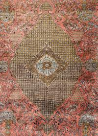 A Qom Silk Rug