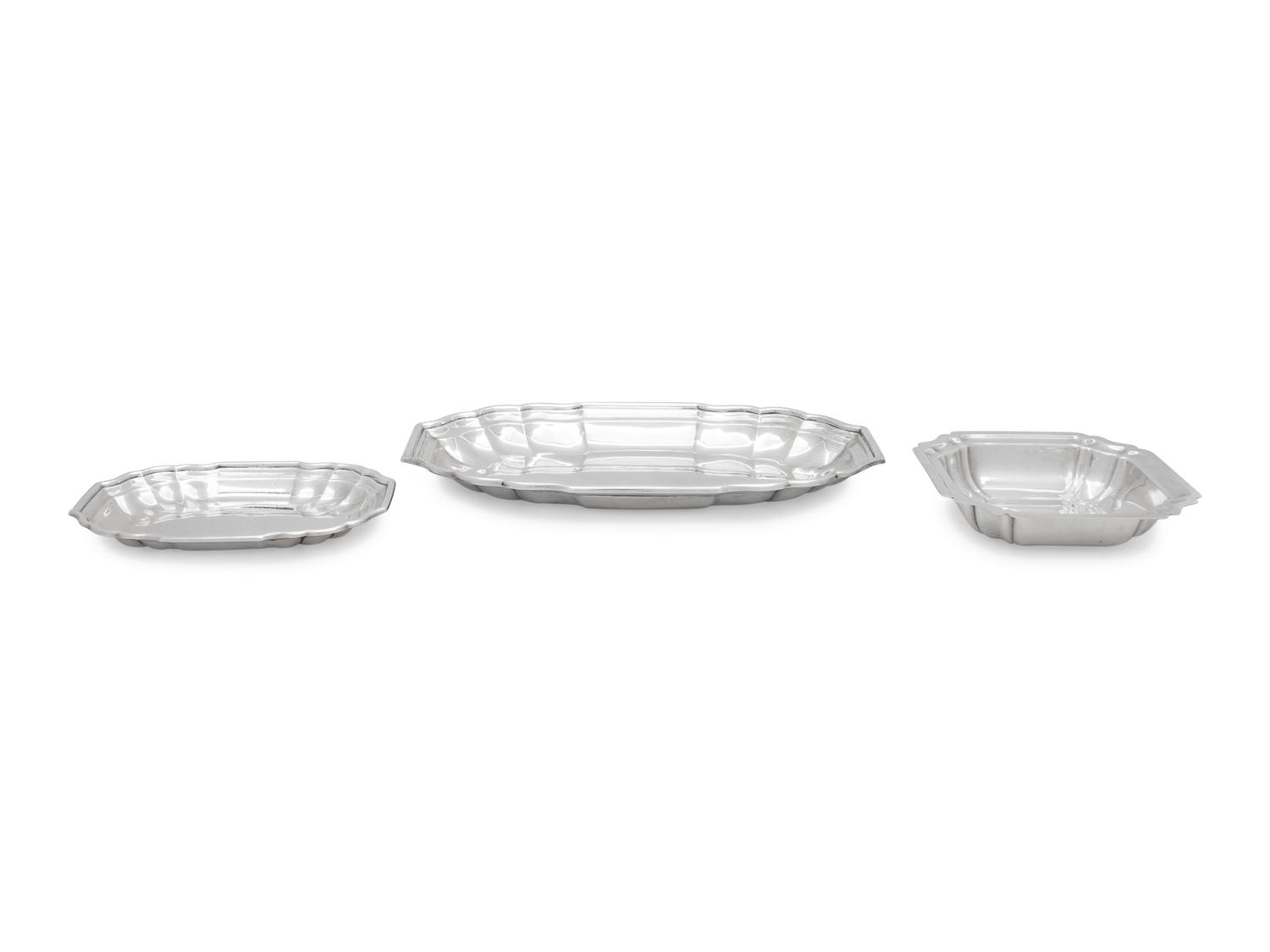 A Group of Seven American Silver Table Articles