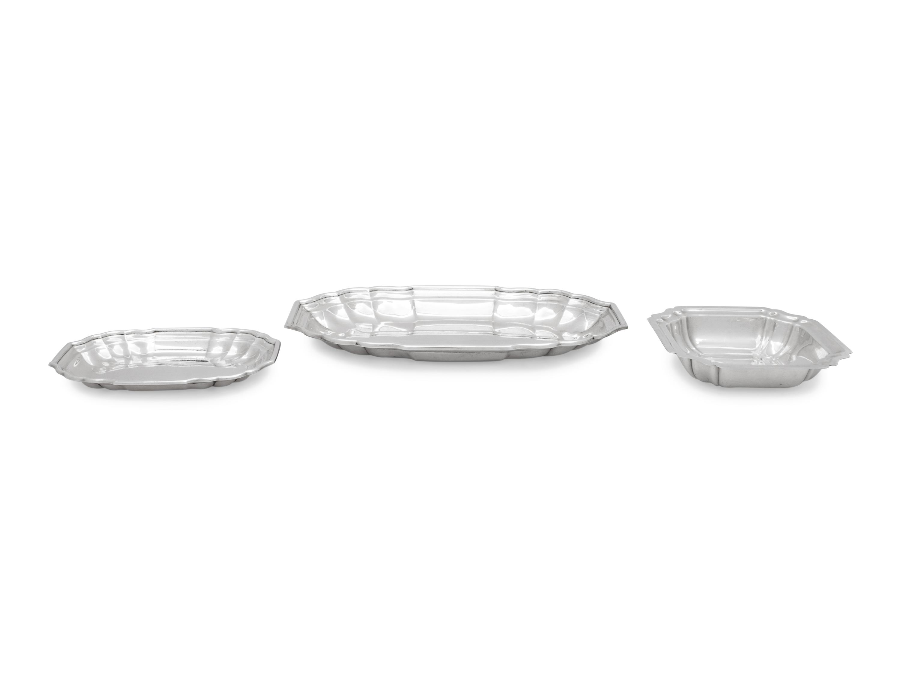A Group of Seven American Silver Table Articles