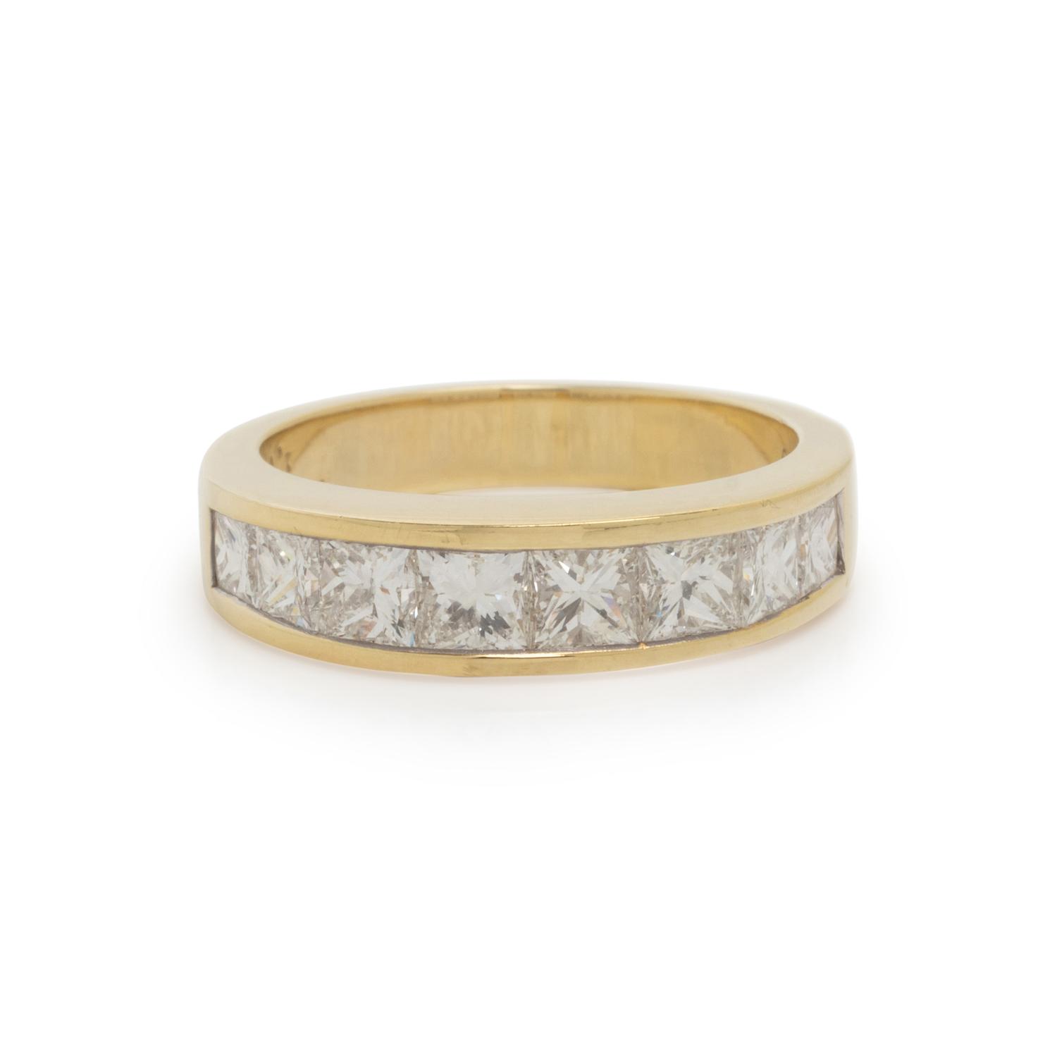 TIFFANY & CO., YELLOW GOLD AND DIAMOND RING