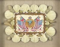 Mellie Cooper (b. 1949), E. Pluribus Unum: Eagle with Flags