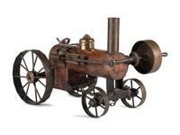 A Scratch-Made Wood and Metal Steam Tractor