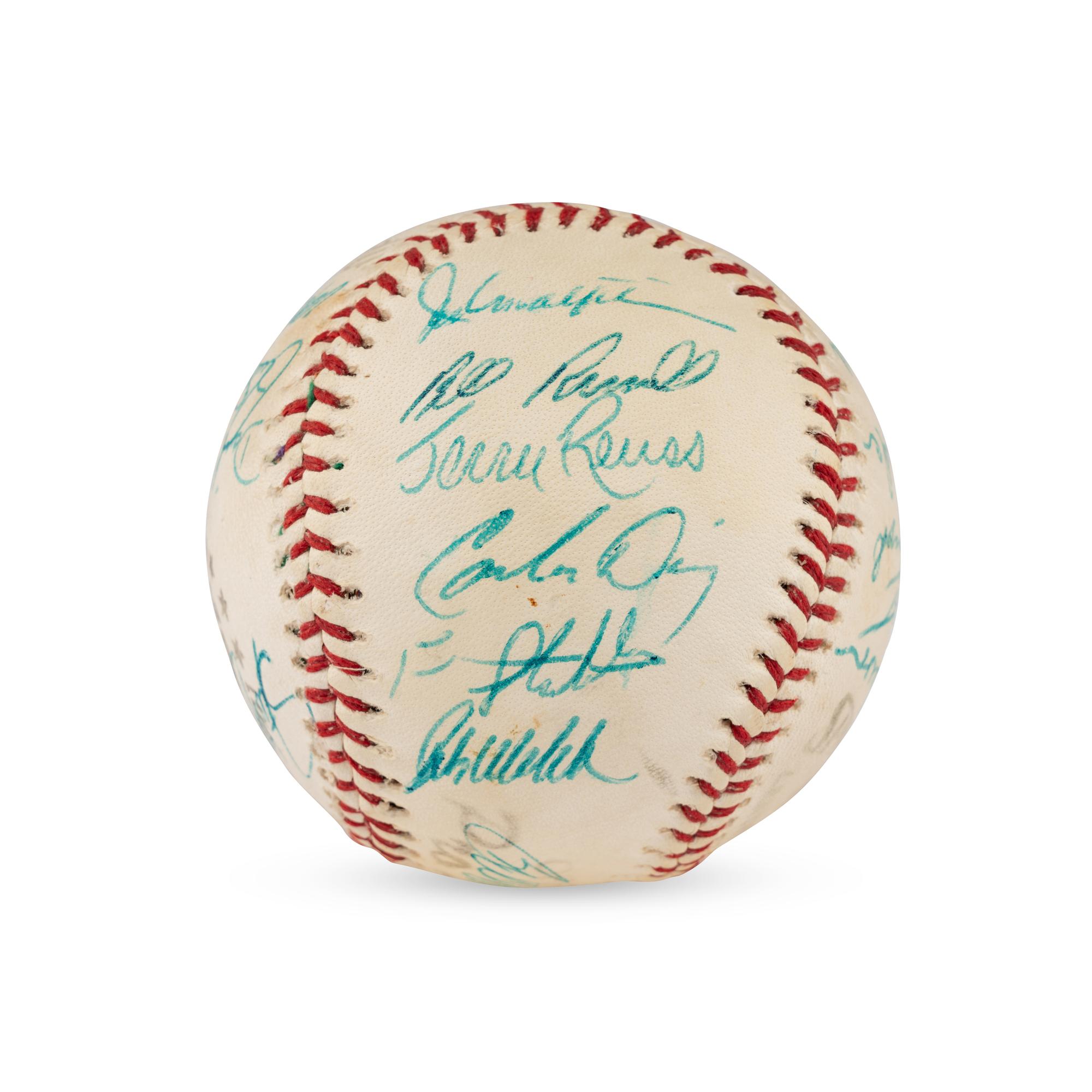 A 1985 Los Angeles Dodgers Team Signed Autograph Baseball (Beckett Authentication Services)