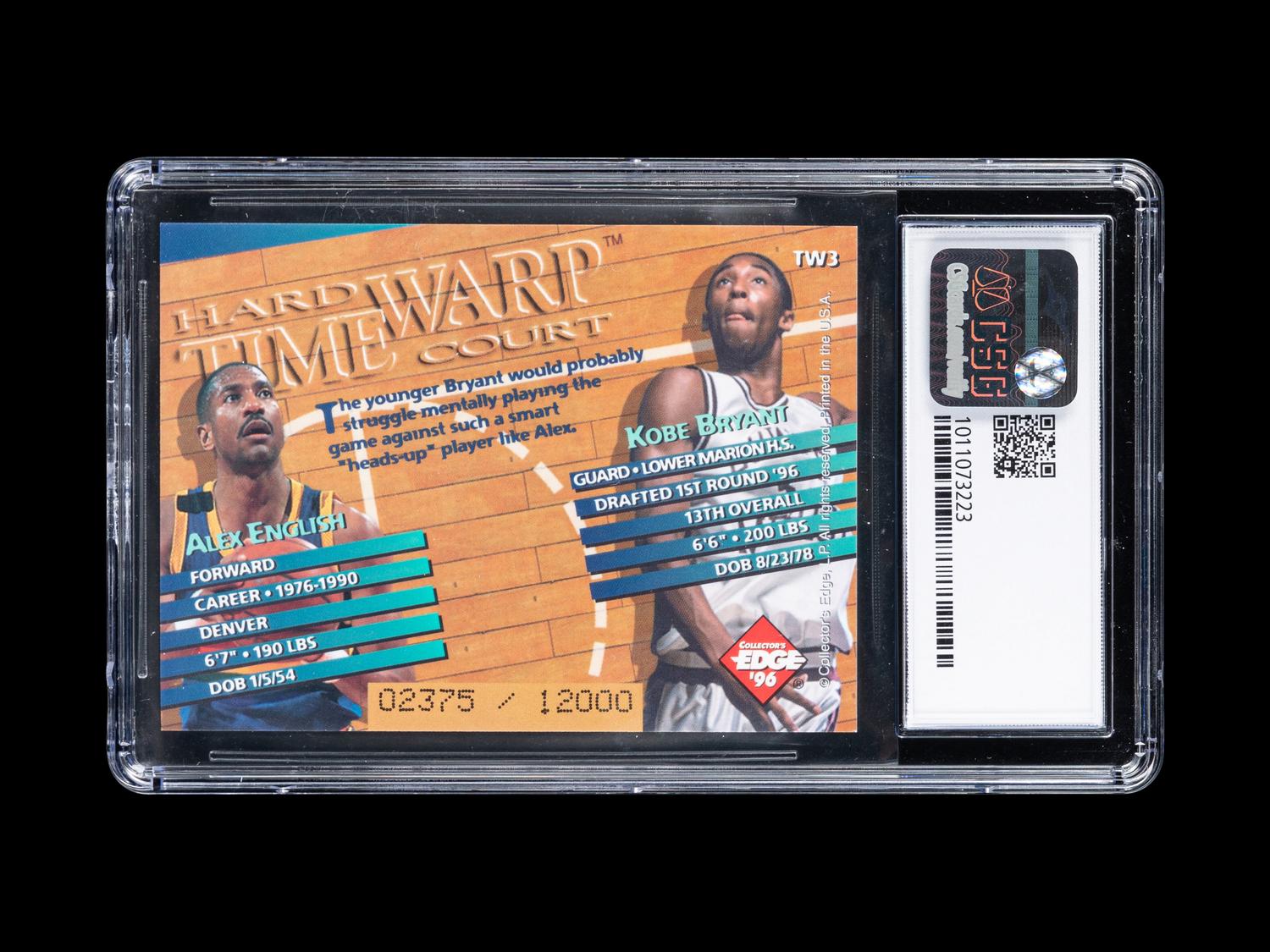 A Group of 1996-97 Collector's Edge Kobe Bryant Rookie Basketball Cards,