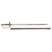Collins & Company US Model 1840 NCO Sword with Etched Blade Reading S.C. Ward