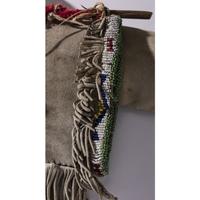 Sioux Beaded Hide Bowcase and Quiver, with Bow