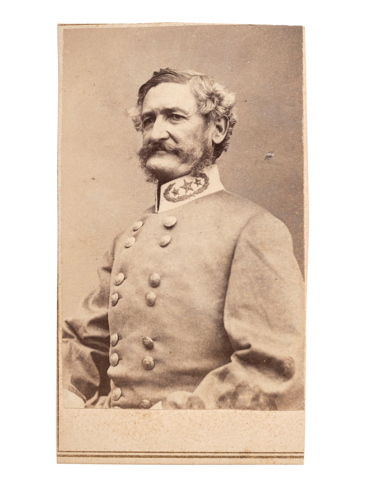 [CIVIL WAR]. BRADY, Mathew, photographer. CDV of CSA Brigadier General Henry Hopkins Sibley. New York, NY.