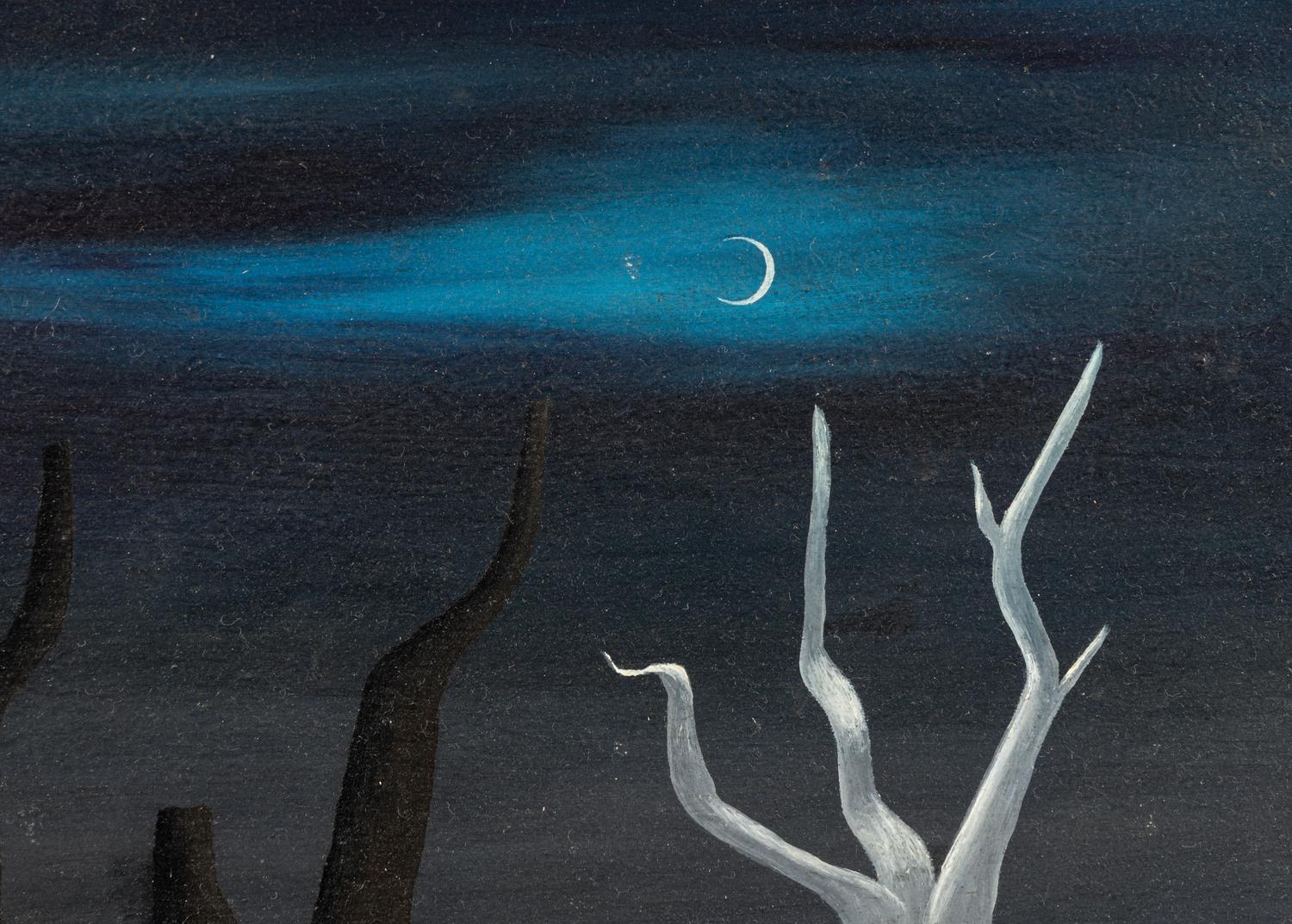 Four Trees and Three Owls