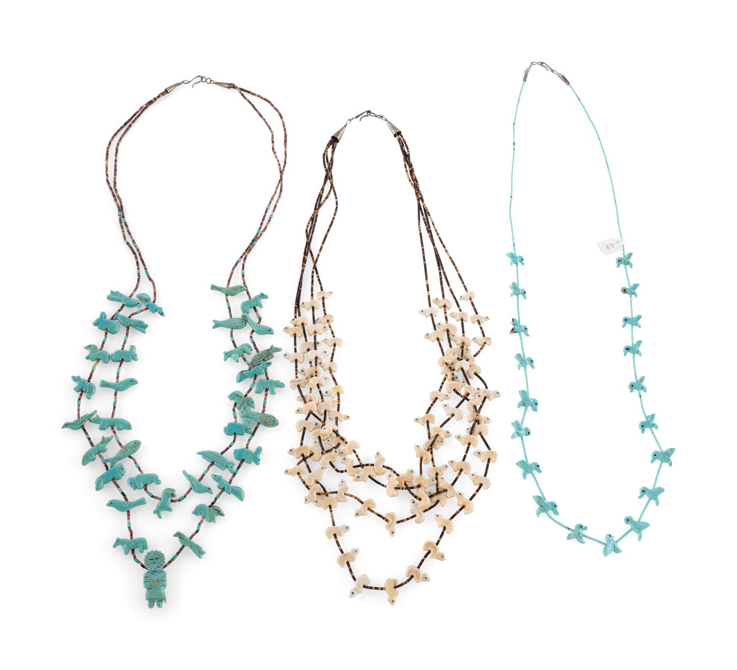Zuni Fetish Necklaces