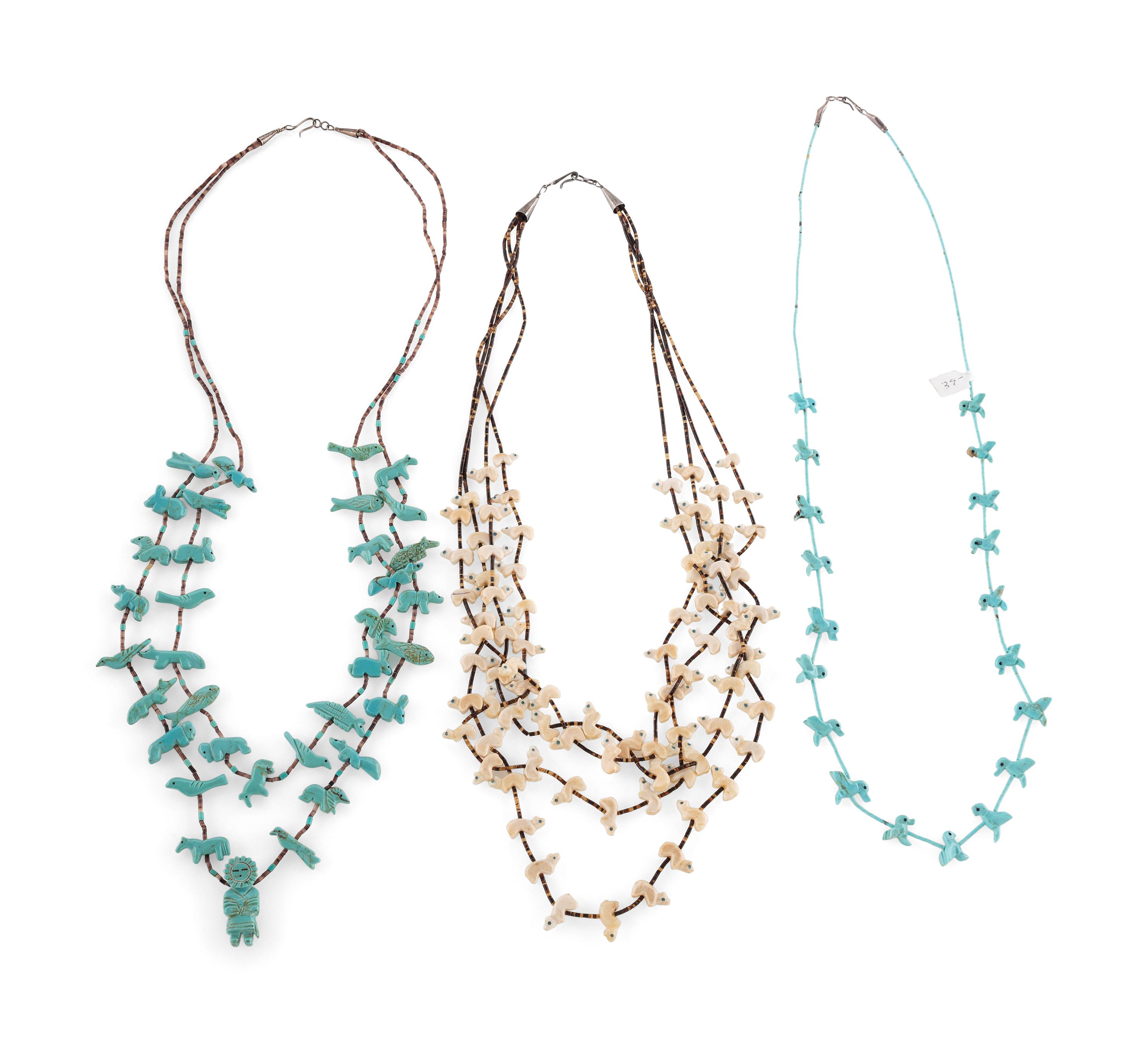Zuni Fetish Necklaces