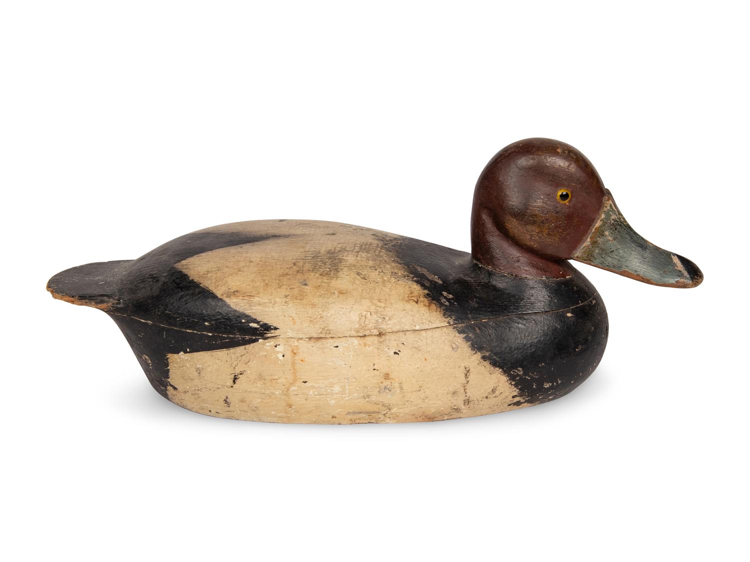 A Collection of Painted Wood Duck and Goose Decoys