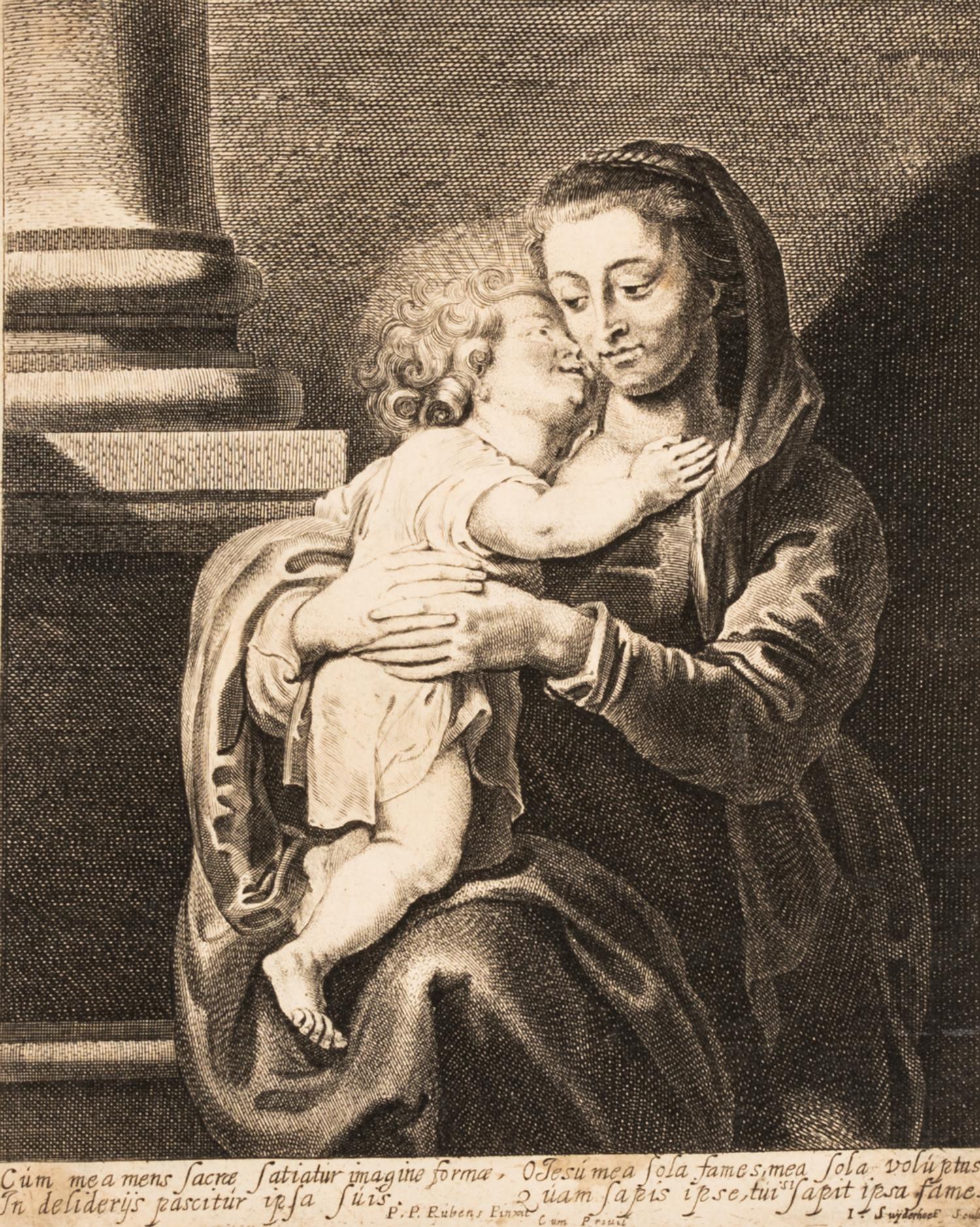 After Peter Paul Rubens, (Flemish, 1577-1640), A group of five works: Virgo quem genuit and Adoravit by Schelte A. Bolswert (Dutch, 158