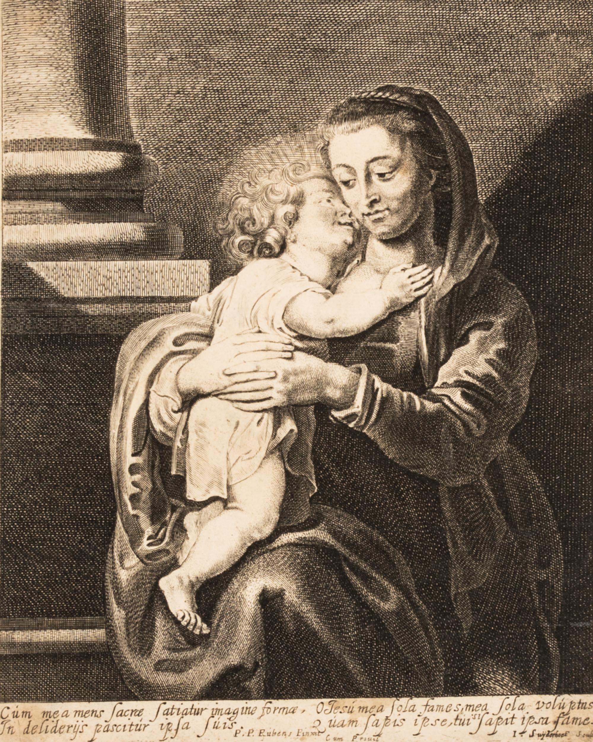 After Peter Paul Rubens, (Flemish, 1577-1640), A group of five works: Virgo quem genuit and Adoravit by Schelte A. Bolswert (Dutch, 158