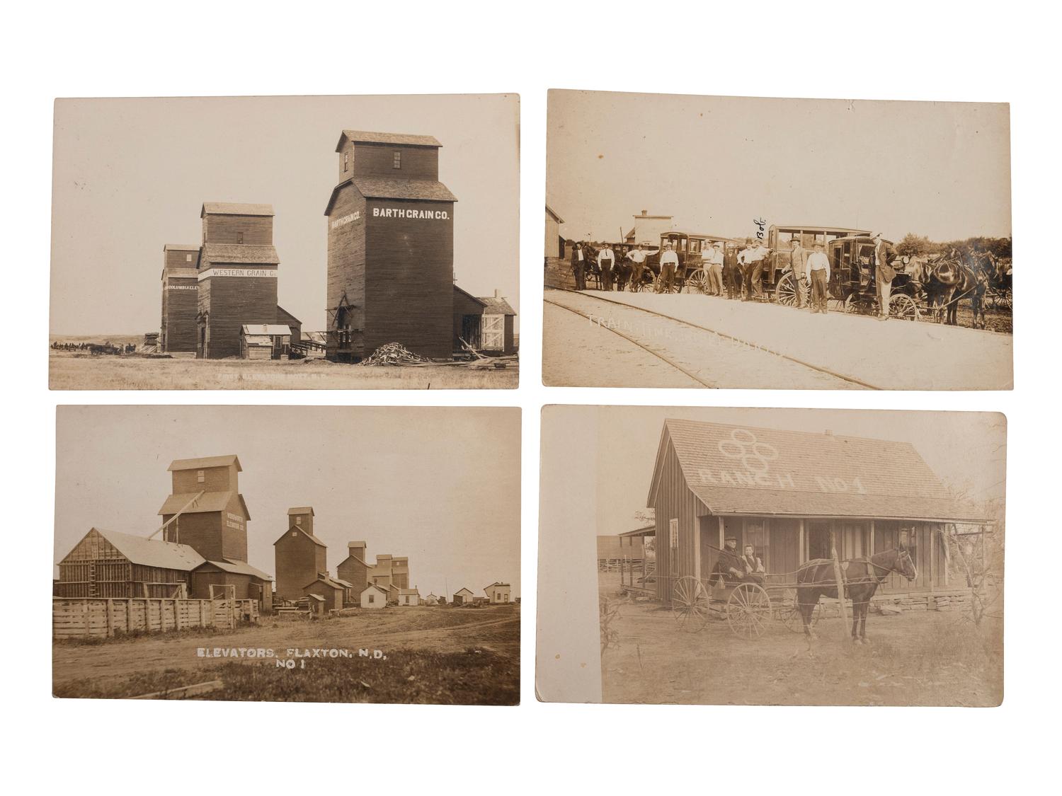 [WESTERN AMERICANA]. A group of 46 RPPCs & photographs of the Dakotas and the West.