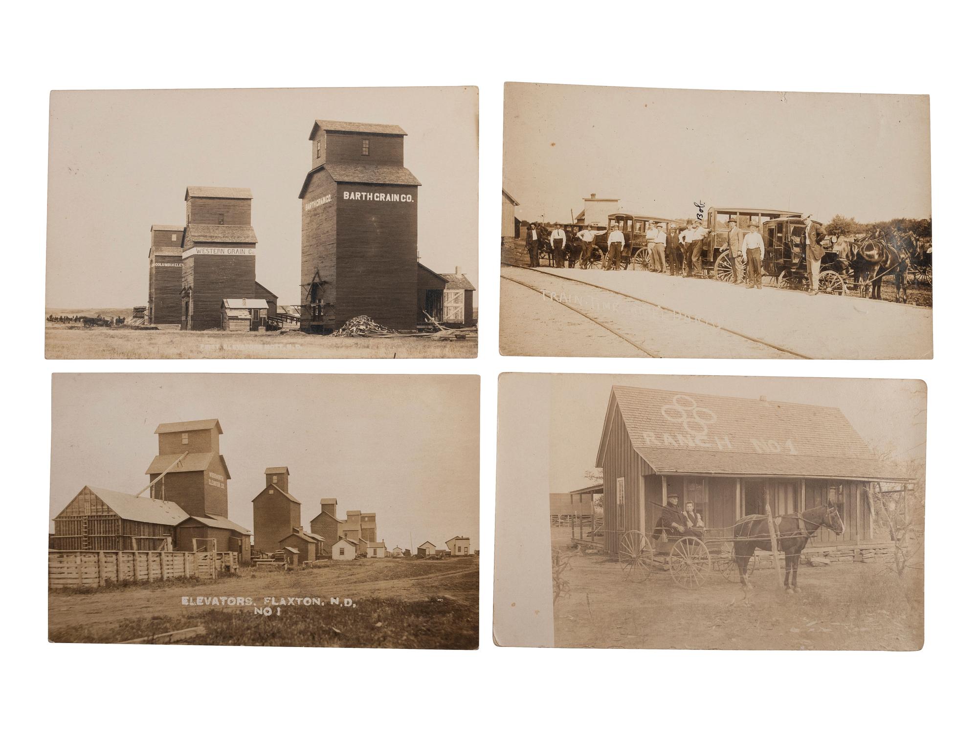 [WESTERN AMERICANA]. A group of 46 RPPCs & photographs of the Dakotas and the West.