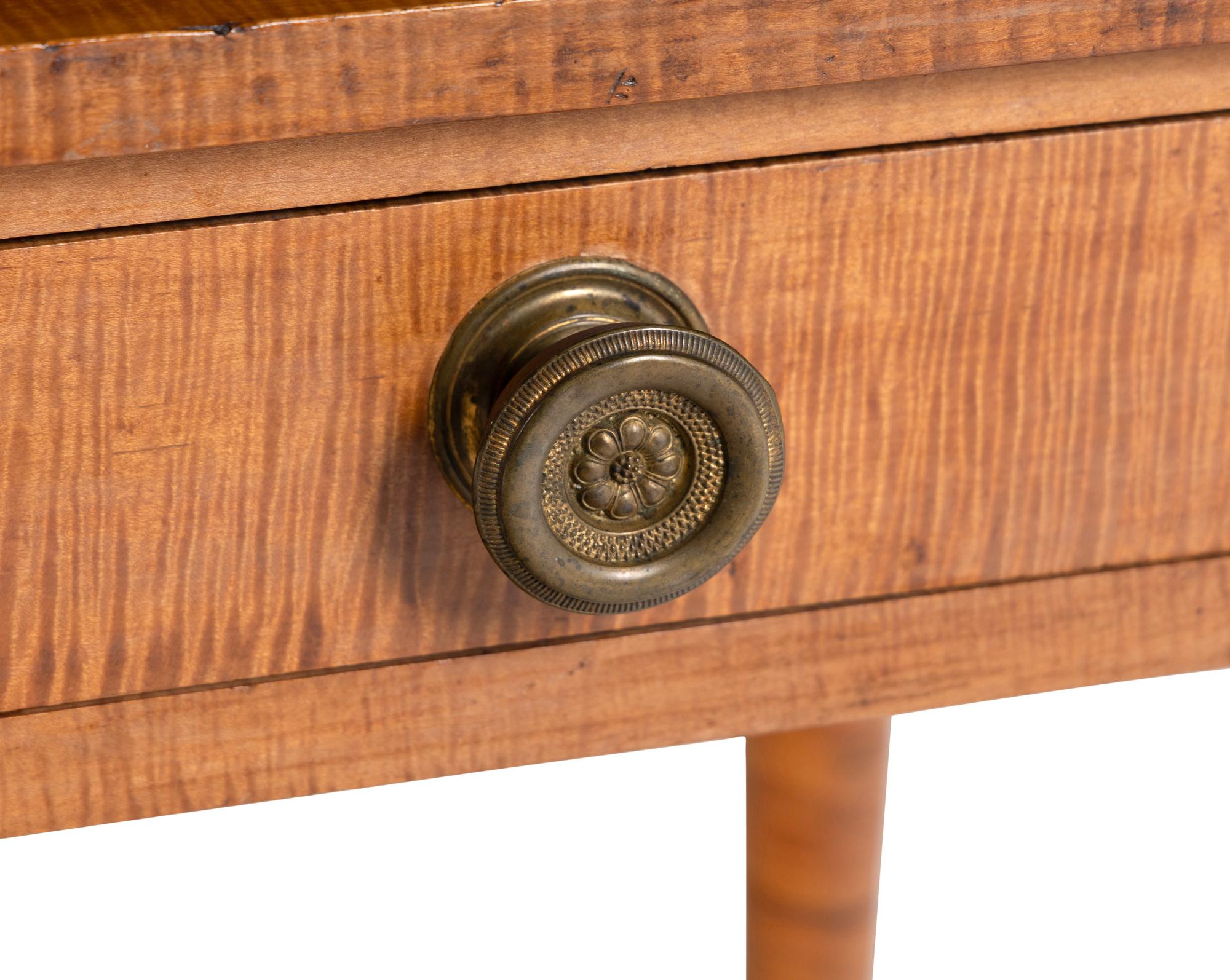 A Continental Maple End Table