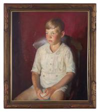 The Young Baseball Player ( Portrait of Jeff Groves, Seated)