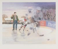 A Large Group of Hockey Hall of Fame Signed Artworks Including Wayne Gretzky and Mario Lemieux