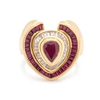 RUBY AND DIAMOND RING