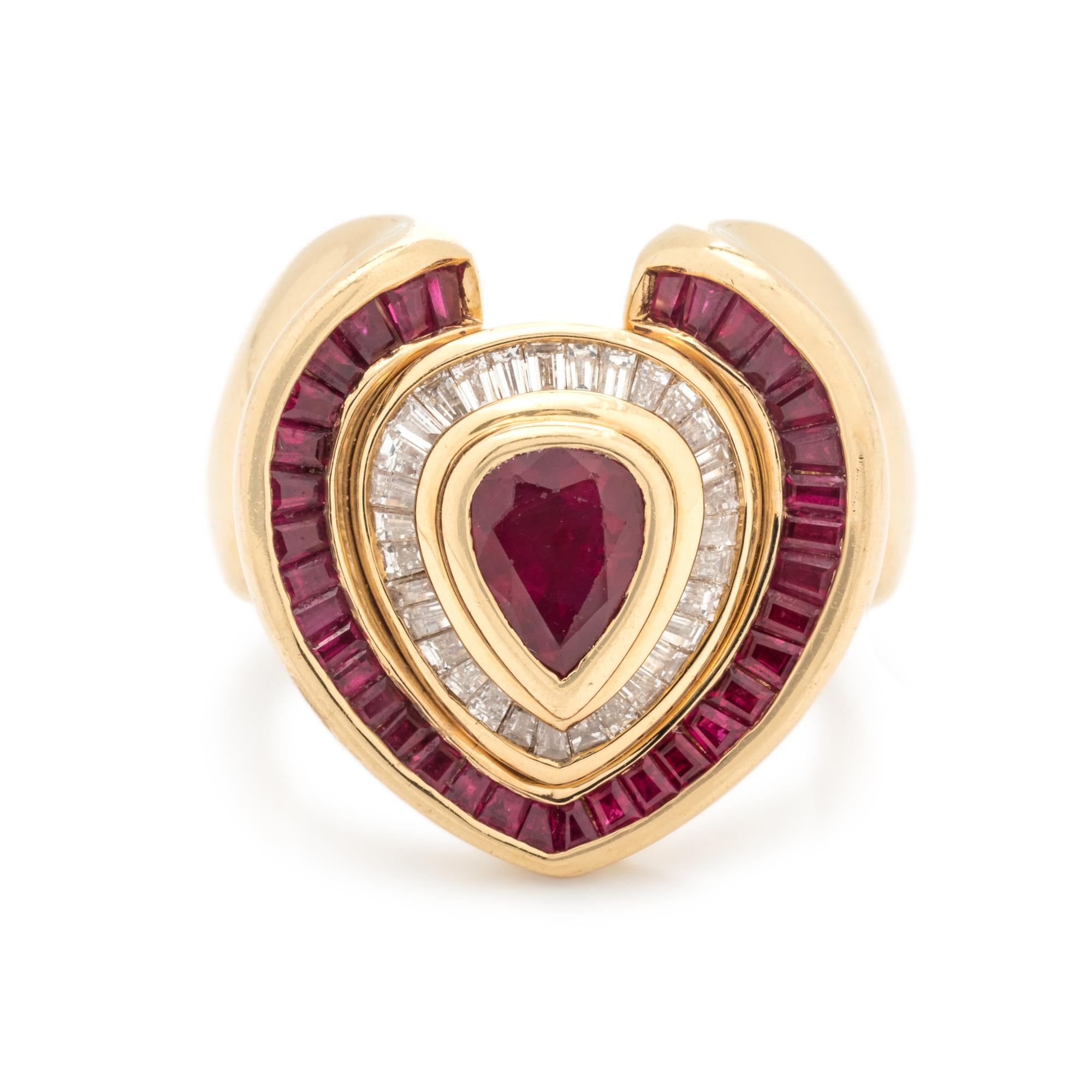 RUBY AND DIAMOND RING