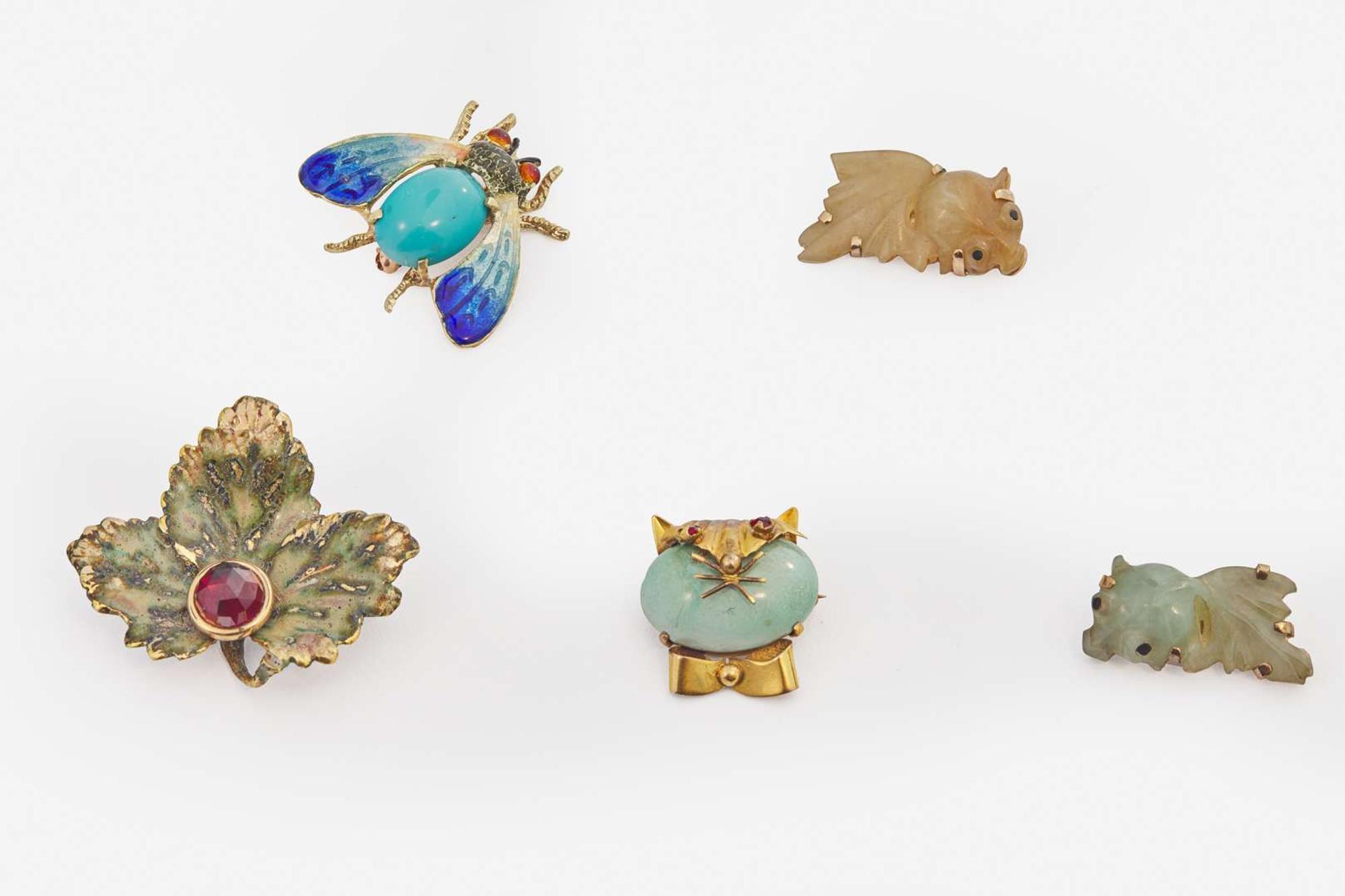 A Miscellaneous Collection of Brooches