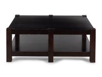 A Eurocraft Furniture Inc. Custom Stained Oak Low Table