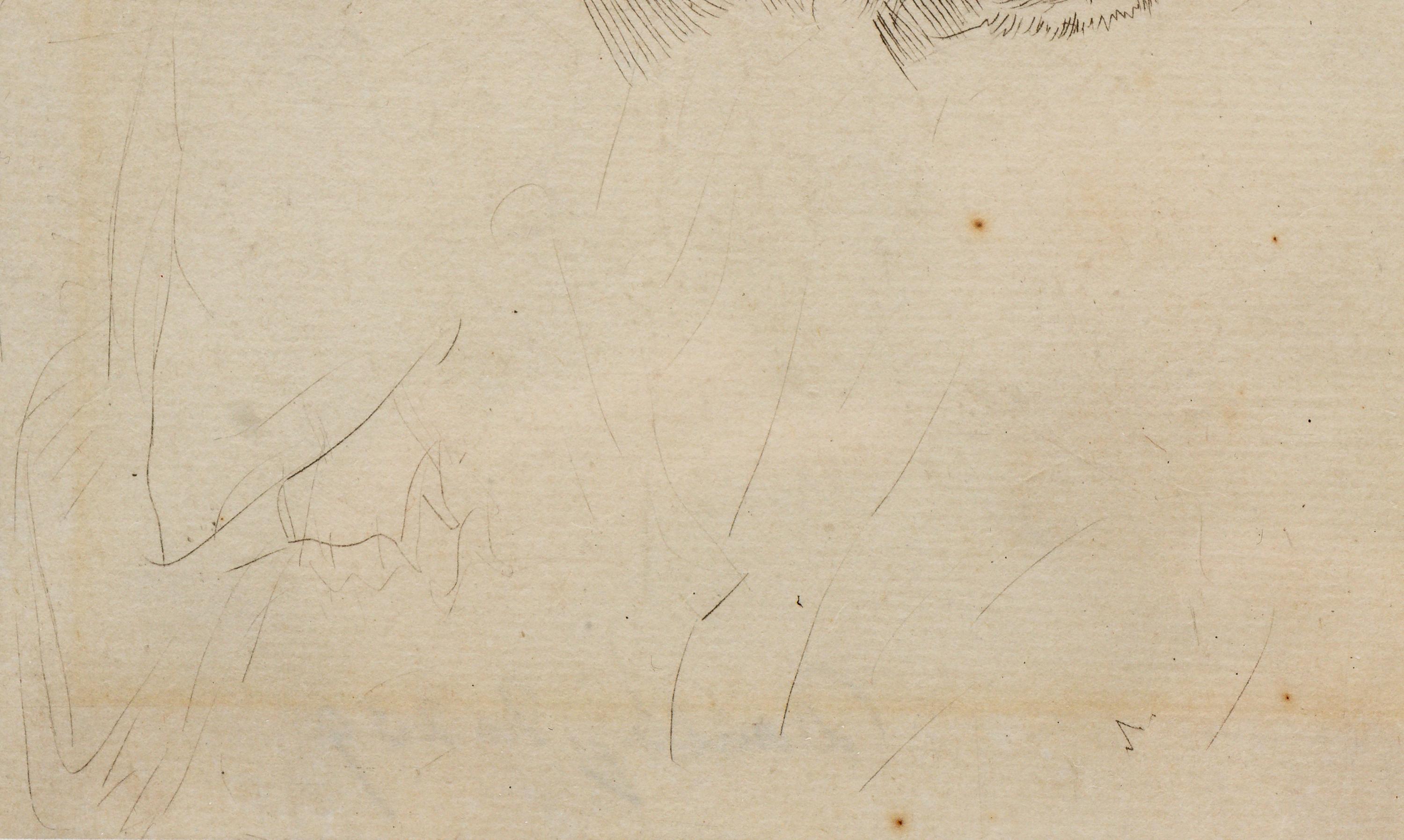 Old Man shading his Eyes with his Hand , ca. 1639