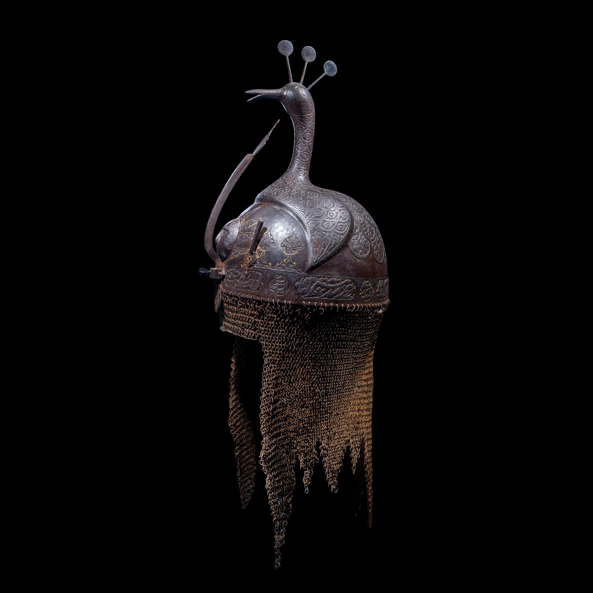 A Qajar Iron Helmet