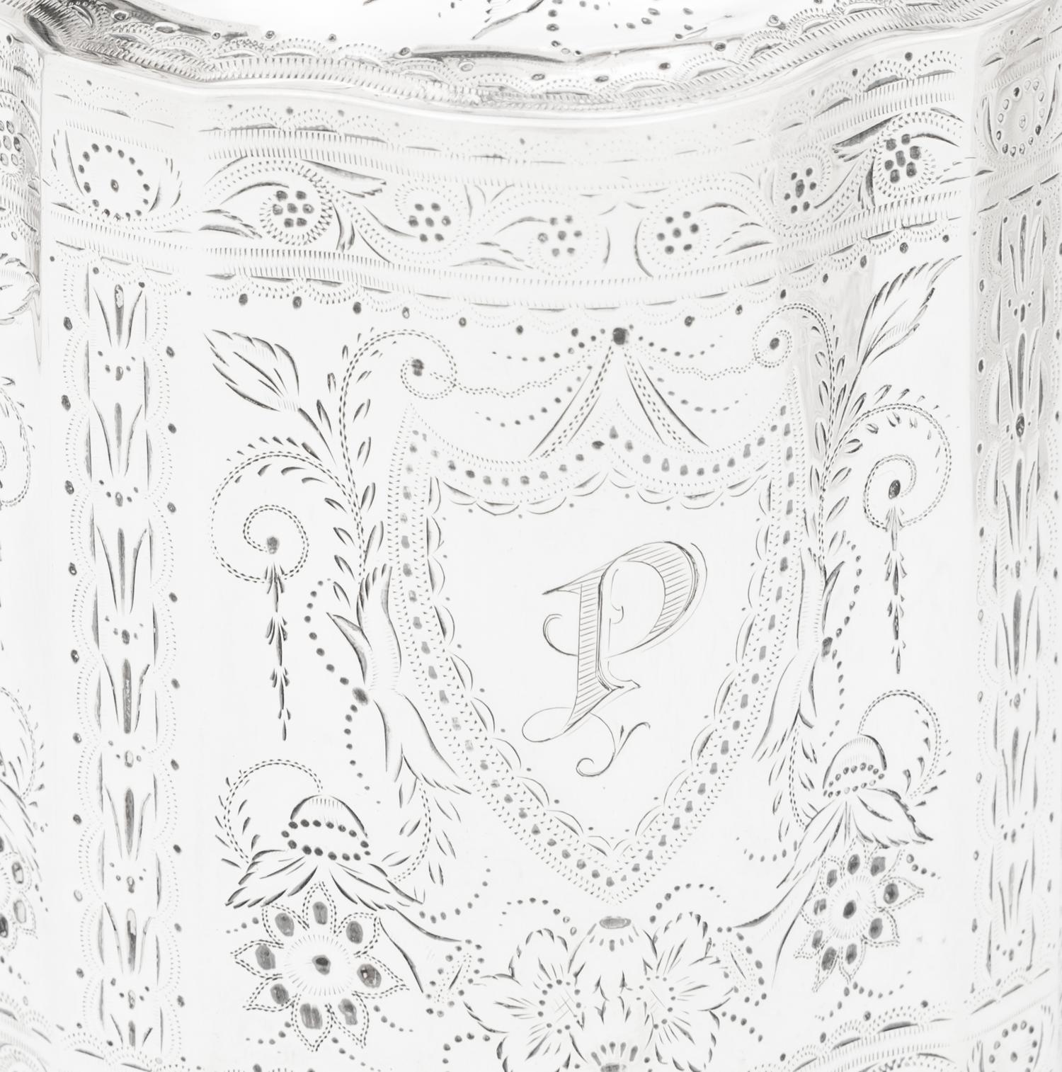 An American Silver Creamer and Sugar Set