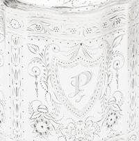 An American Silver Creamer and Sugar Set