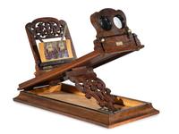 [EARLY PHOTOGRAPHY]. Table top folding stereographoscope. New York: E. & H.T. Anthony & Co.