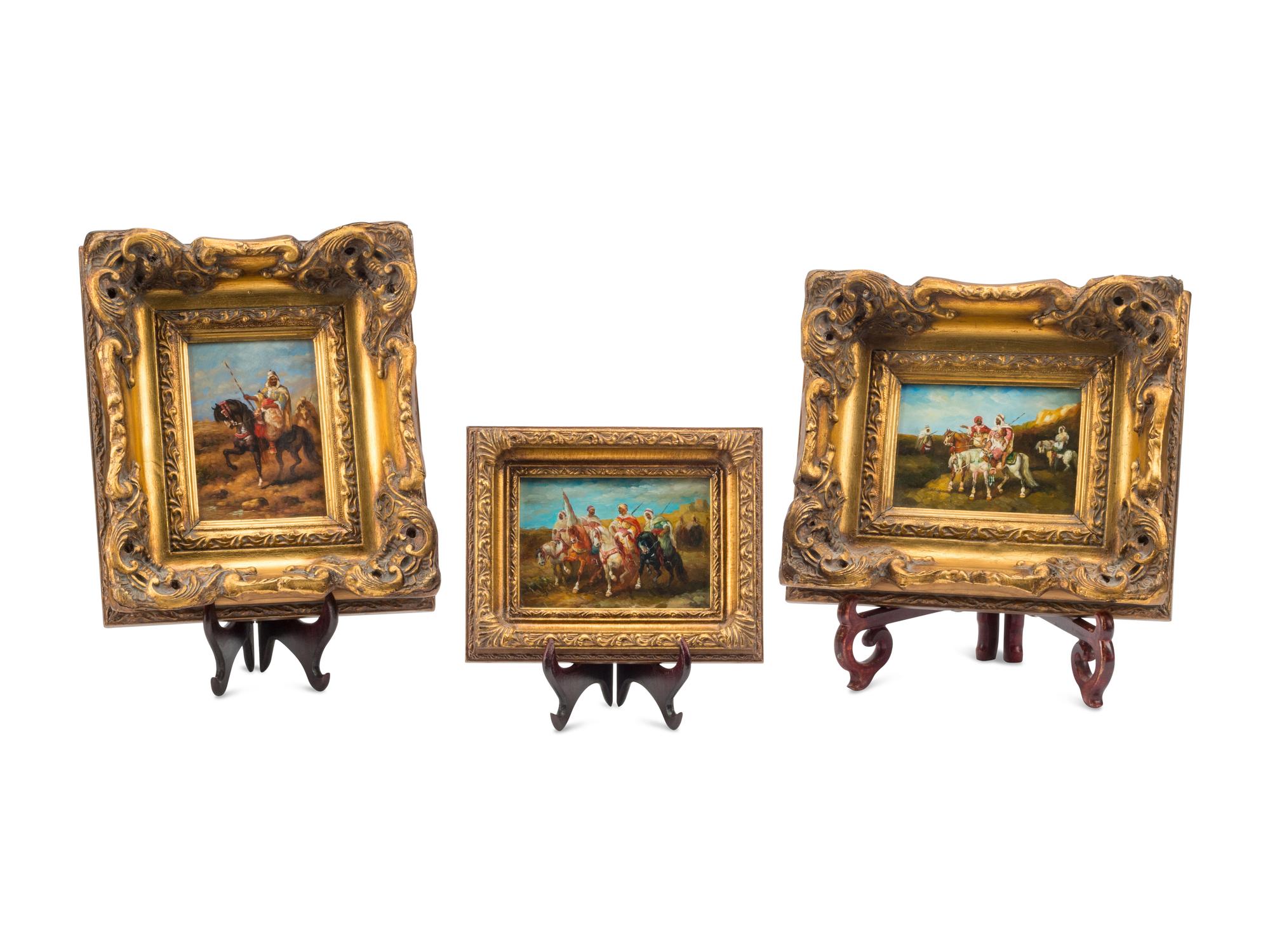 Men on Horseback (three works)