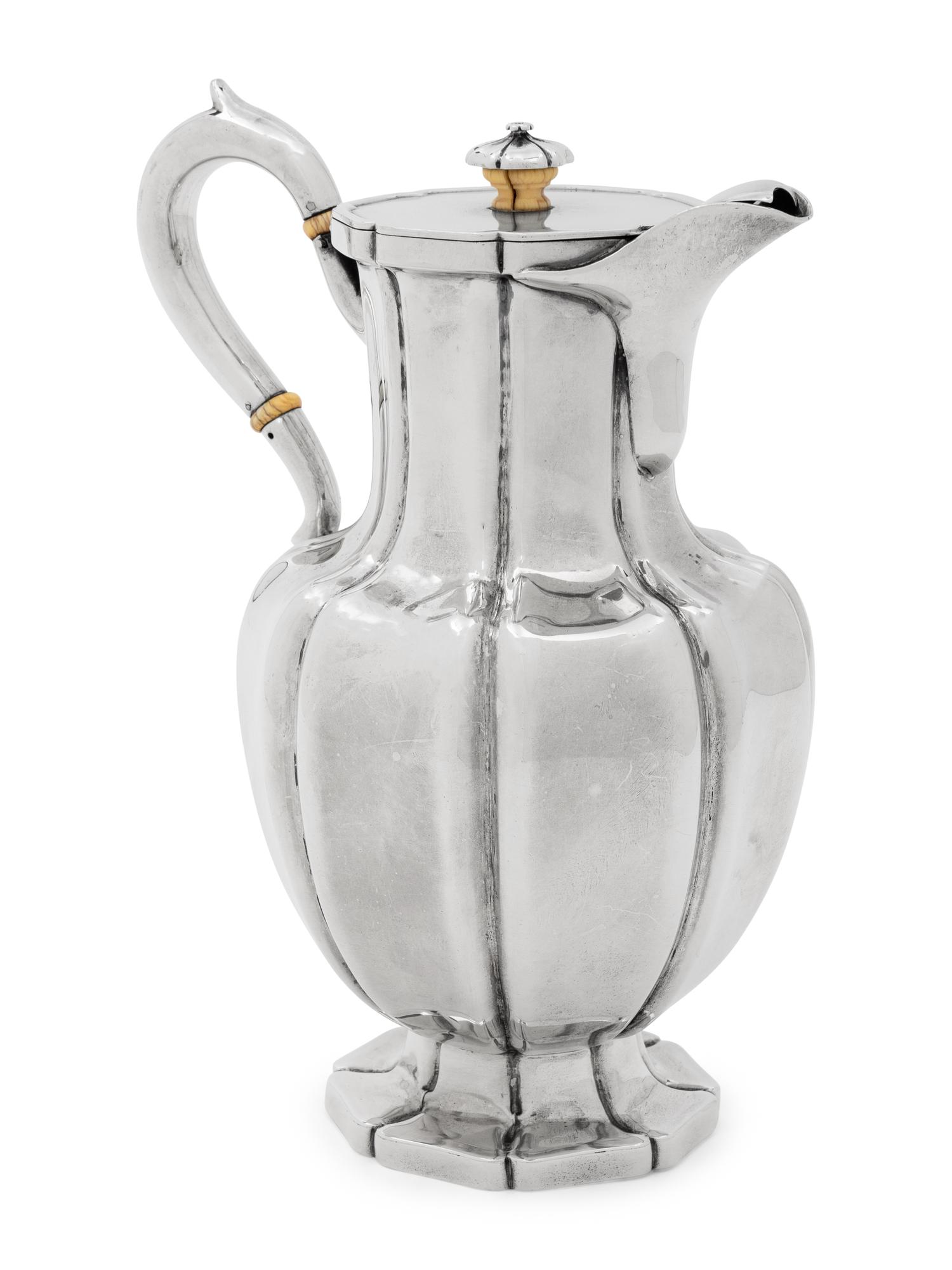An American Silver Milk Pitcher