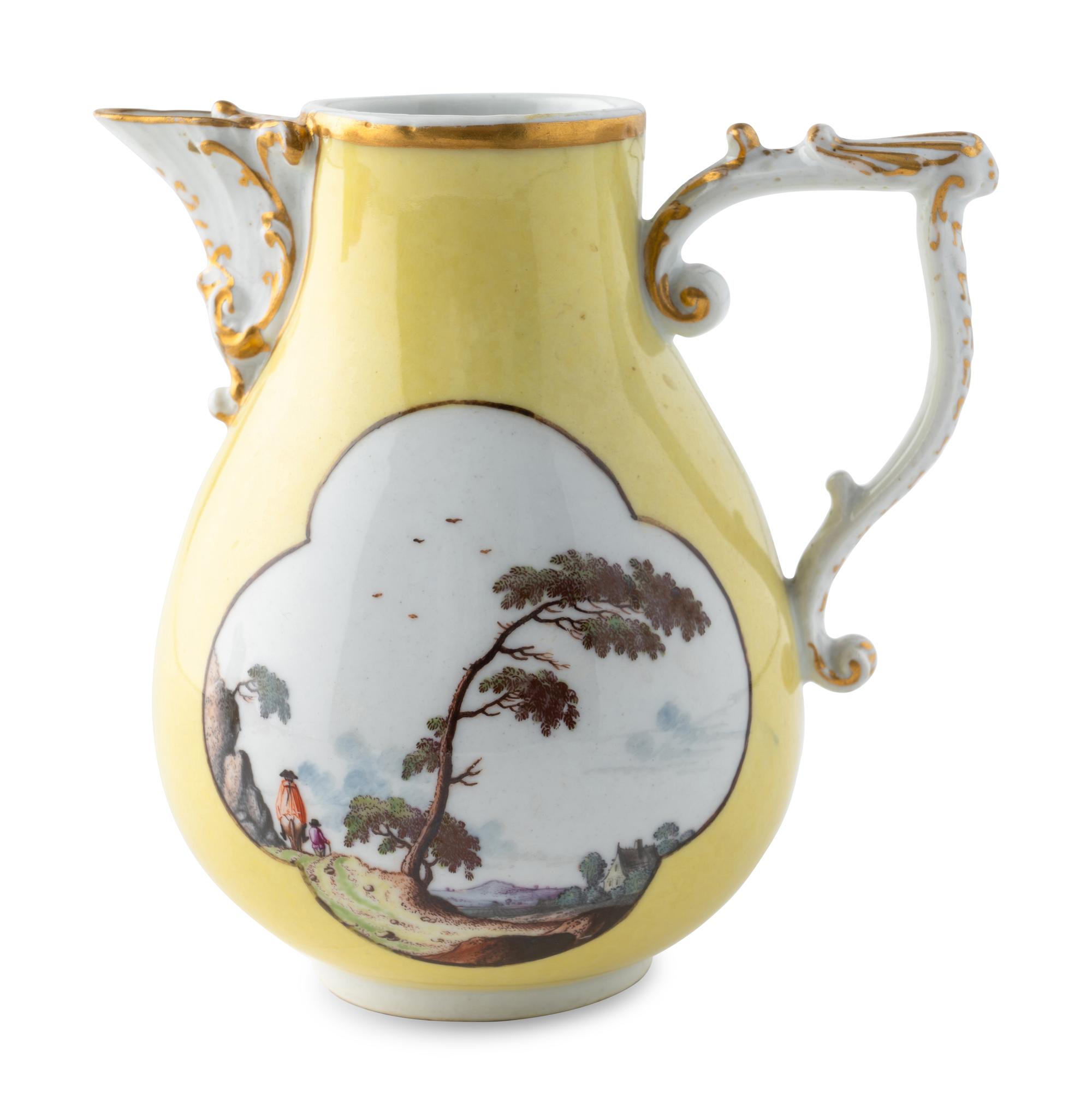 Two Meissen Porcelain Milk Jugs