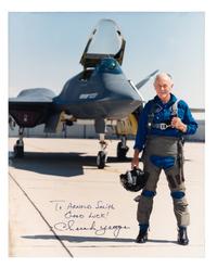 [AVIATORS]. A group of 9 signatures and letters, comprising: