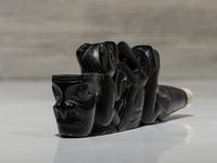 Haida Carved Argillite Pipe