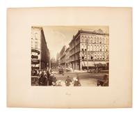 Chicago GRABILL, photographer. In Lincoln Park, Chicago, Hussars and Grant Monument. Chicago: P. & V. Co., ca 1893. [ With: ] Chicago street scene.