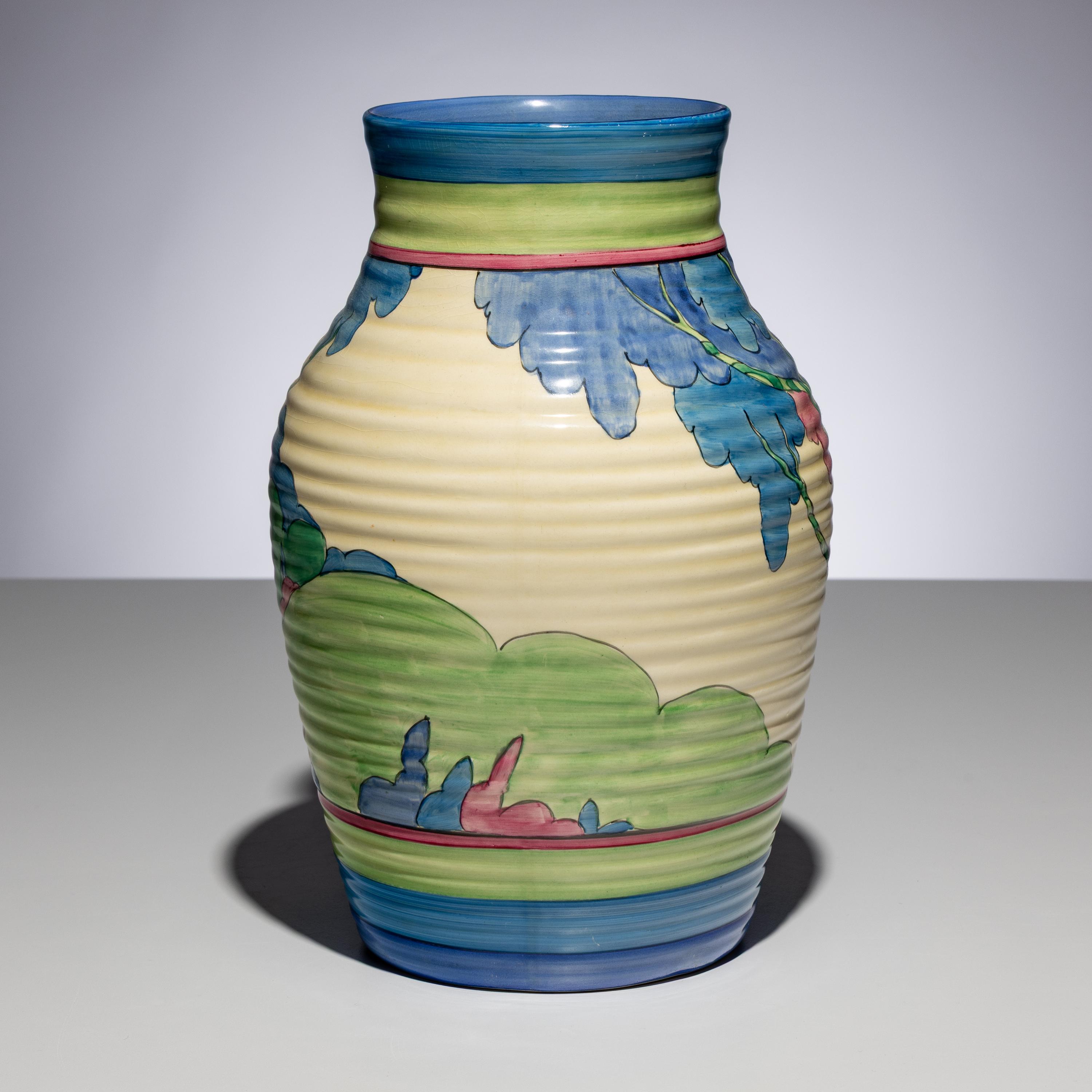 Clarice Cliff (English, 1899–1972) — Rudyard Lotus Jug