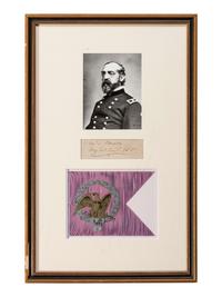 [CIVIL WAR]. 13 autographs of leaders of the Army of Potomac, incl. MEADE, SEDGWICK, and BIRNEY.