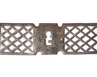 A Collection of Seven Wrought Iron Escutcheons, French, 18th and 19th Century