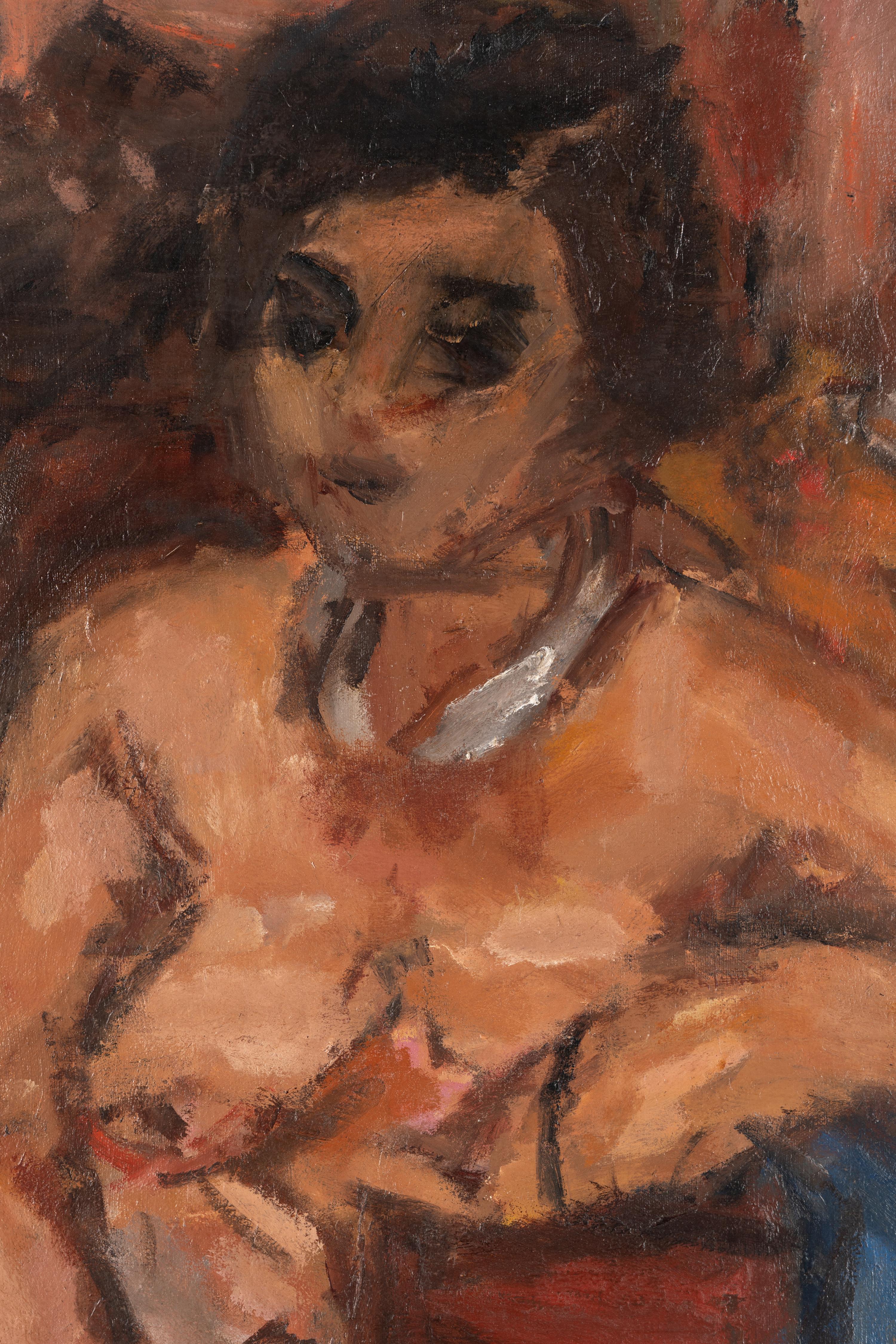 Nu assis , c. 1926