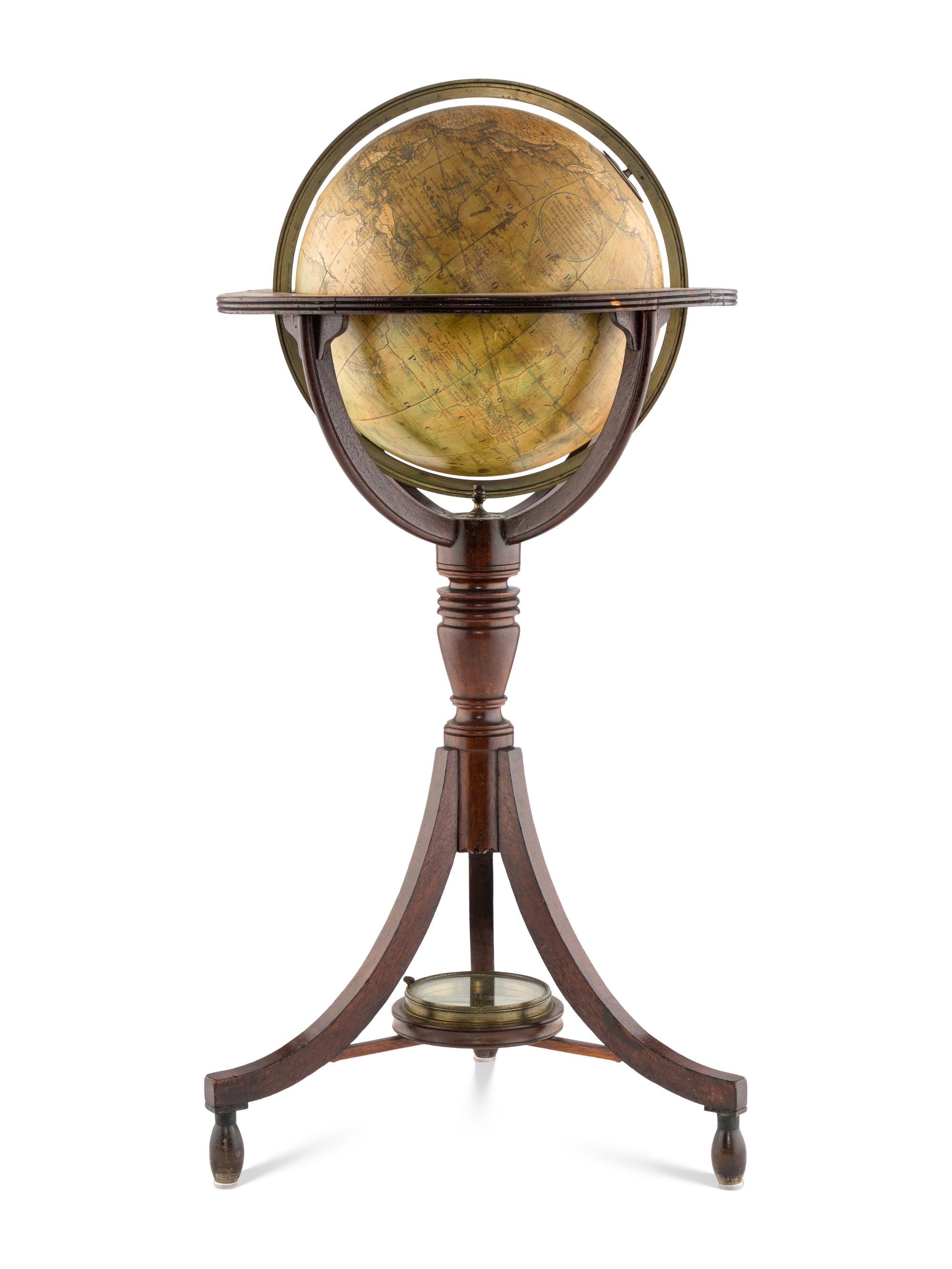 A Regency Twelve-Inch Terrestrial Globe