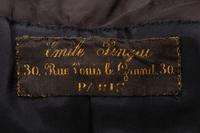 Emile Pingat Embroidered Wool Coat, c1890