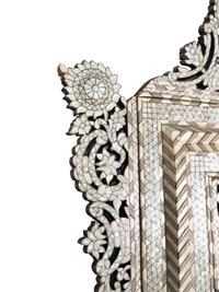 Two Large Levantine Mother-of-Pearl Inlaid Mirrors