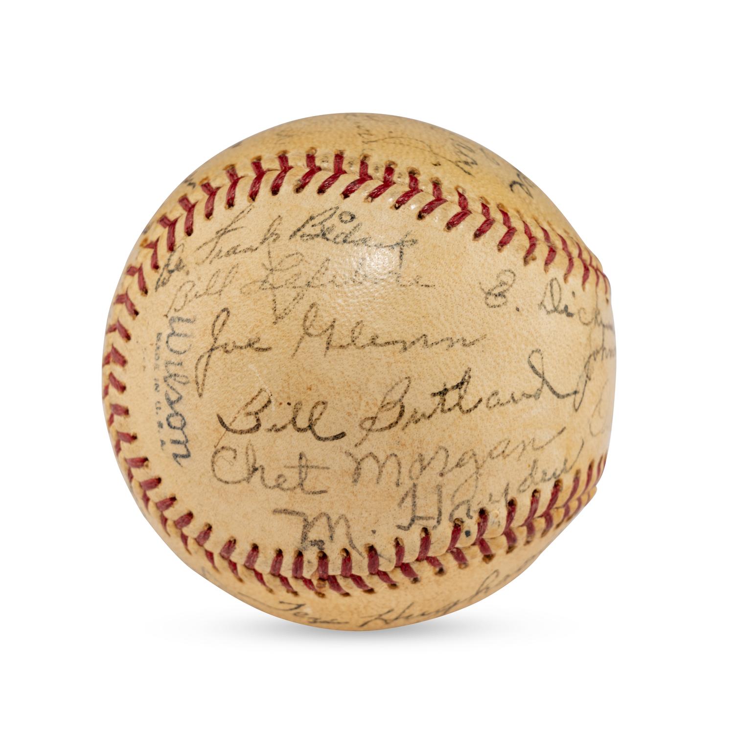 A 1941 Louisville Colonels Team Signed Autograph Baseball