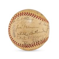 A 1941 Louisville Colonels Team Signed Autograph Baseball